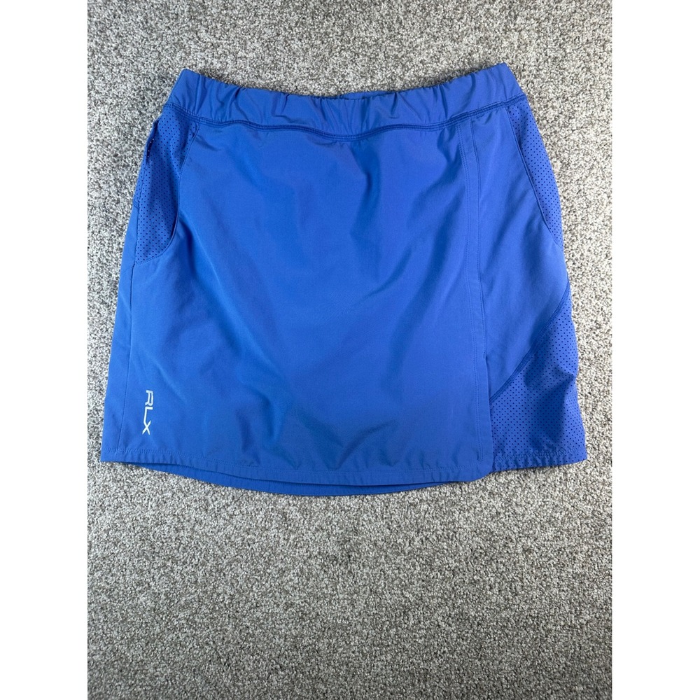 RLX Ralph Lauren Womens Blue Golf Tennis Skort Mesh Panels Size M